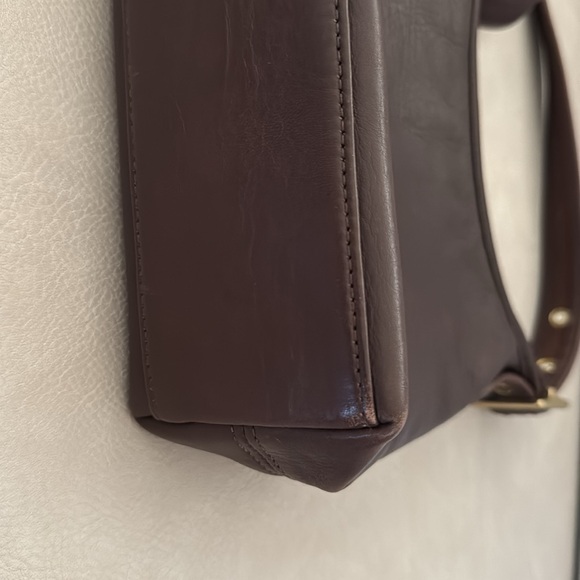 Coach Brown Leather Shoulder Bag - Picture 6 of 14